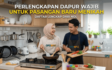 perlengkapan dapur untuk pasangan baru menikah